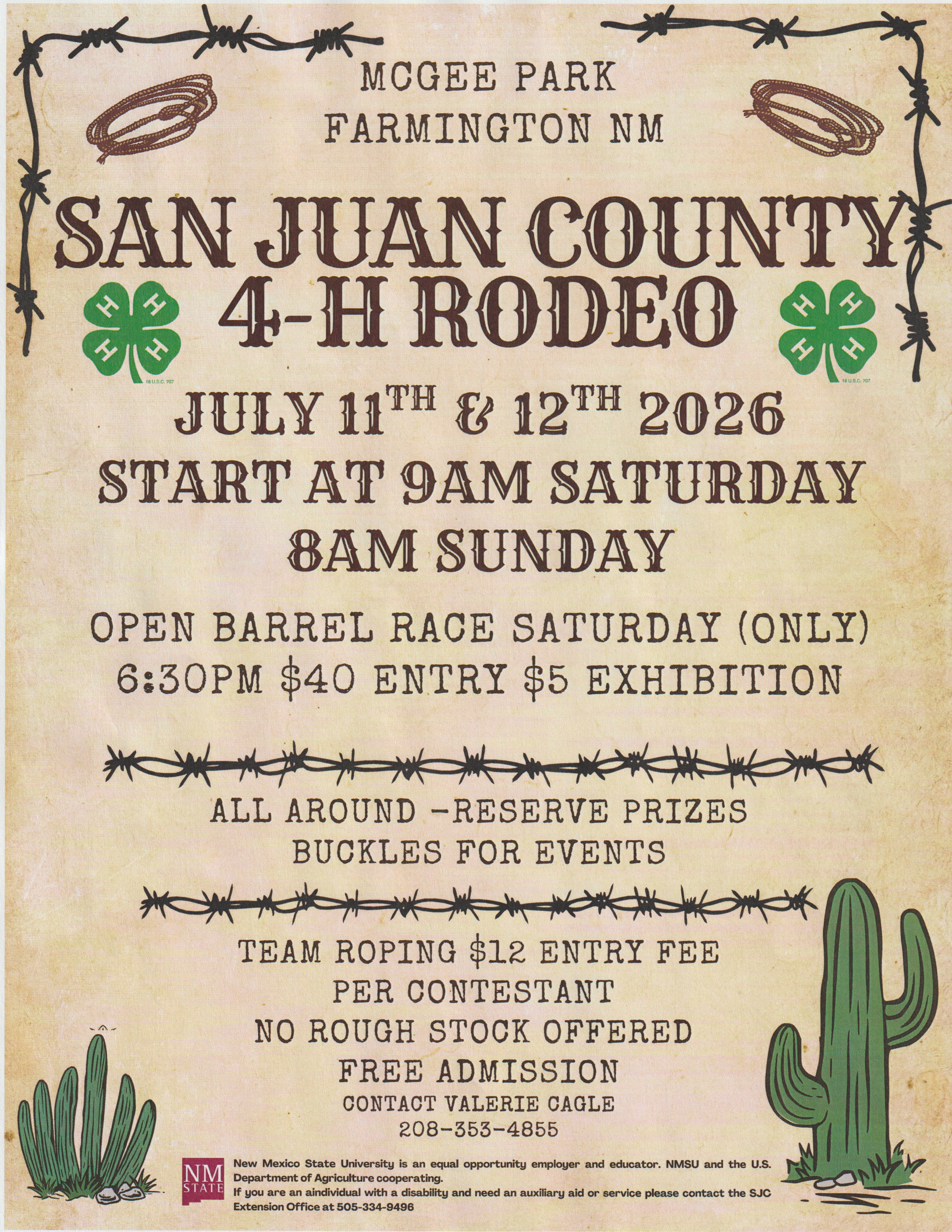 Rodeo flyer